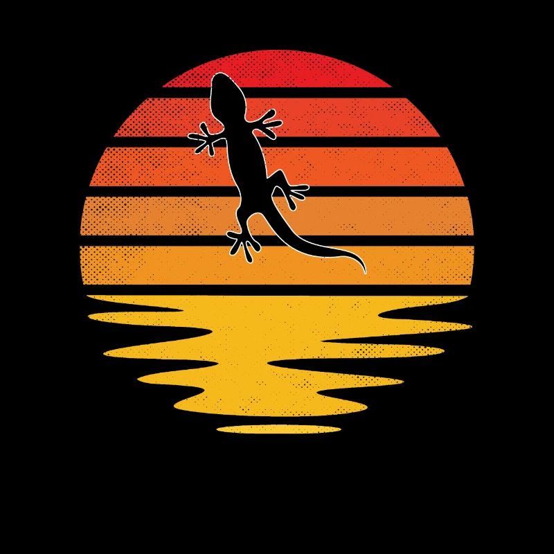 Eidechse Retro