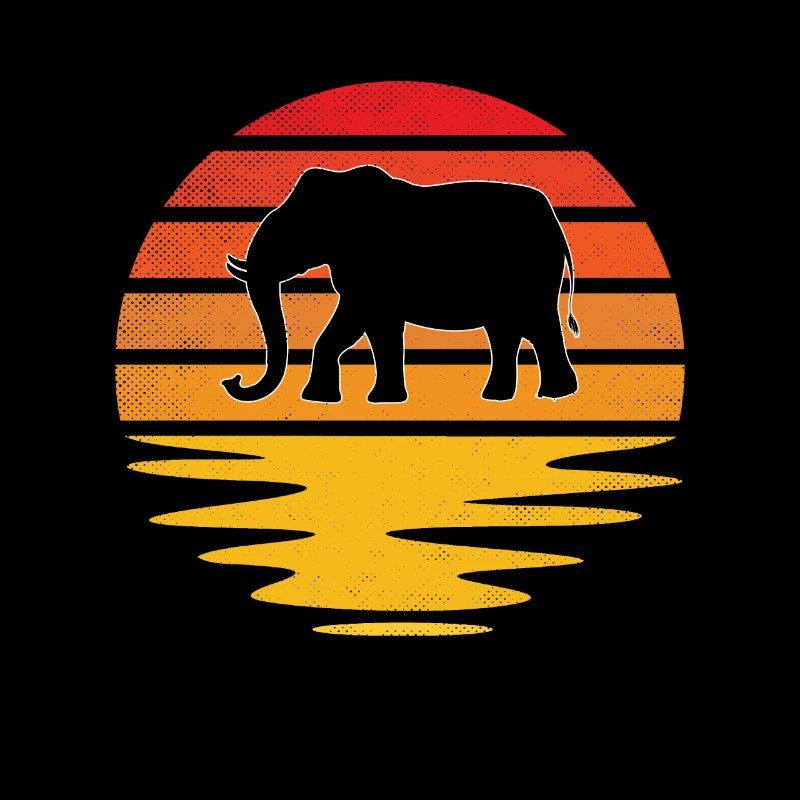 Éléphant Rétro