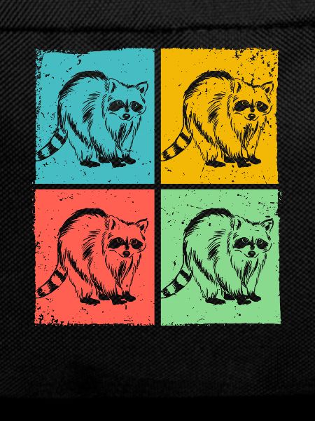 Raccoon Pop Art Animal