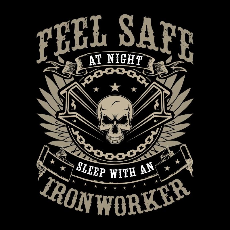 Ironworker Feel Safe At Night Construction Worker