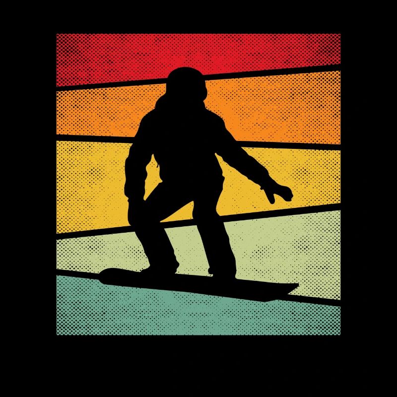 Snowboarding Retro