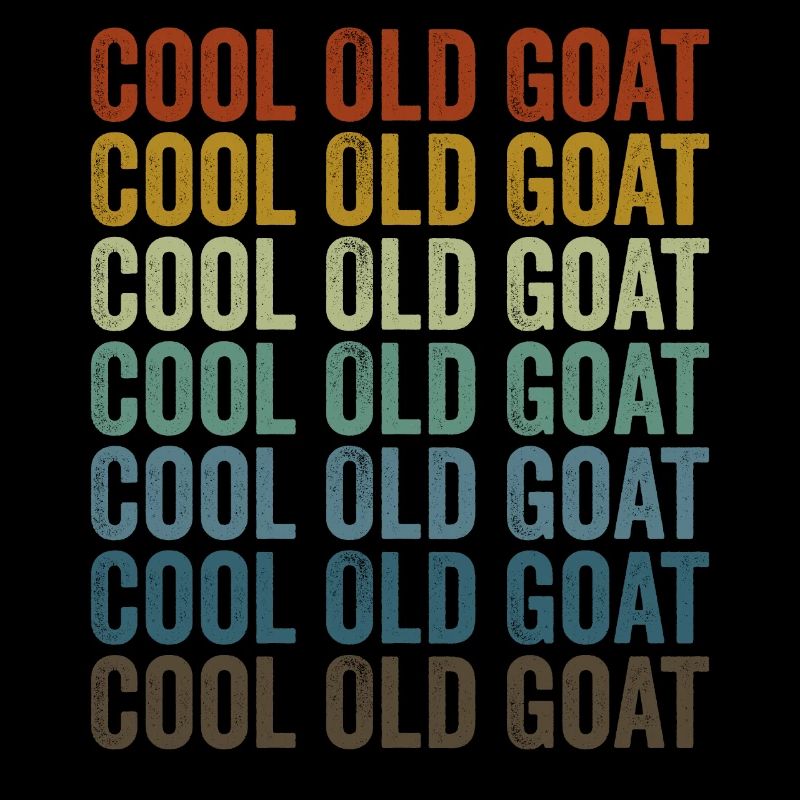 Cool Old Goat Funny Goat