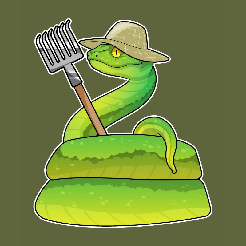 Snake farmer Harke