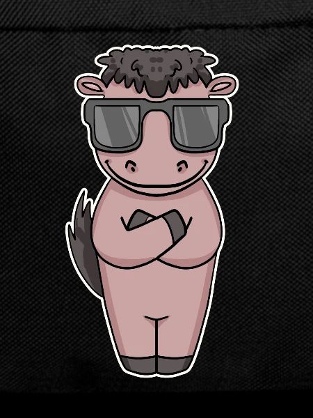 Pferd mit Sonnenbrille