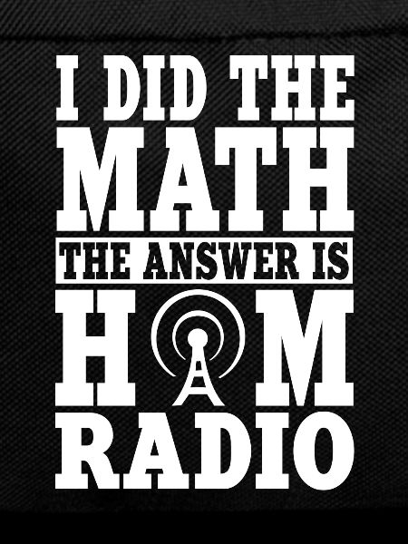 Funny amateur radio shirt