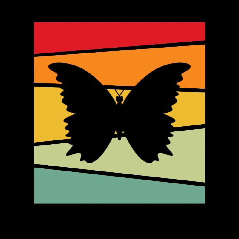 Schmetterling Retro