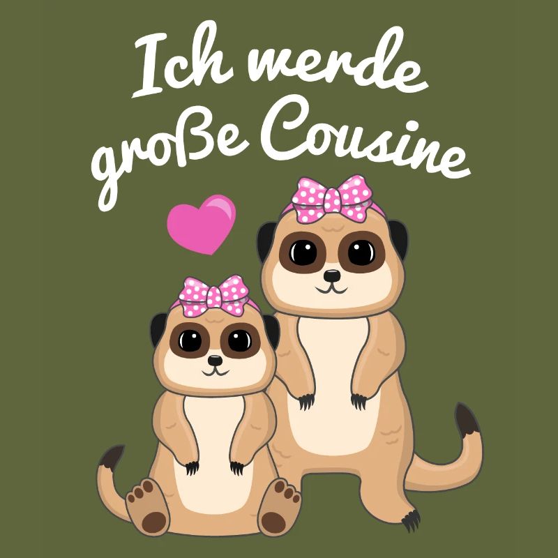 Ich Werde Große Cousine Erdmännchen Geschenk