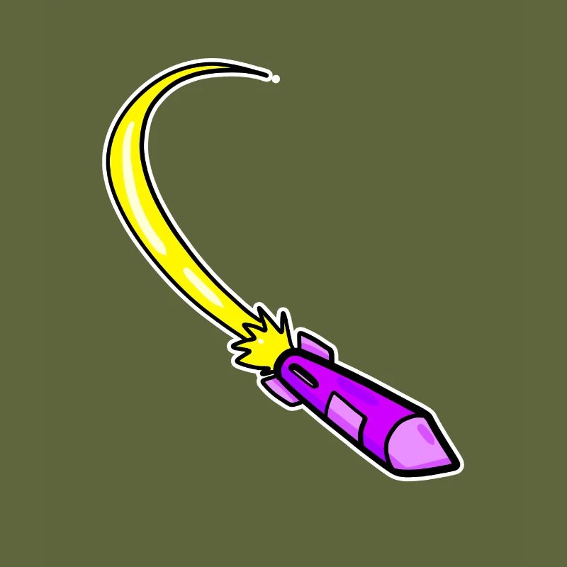 Fusée violette