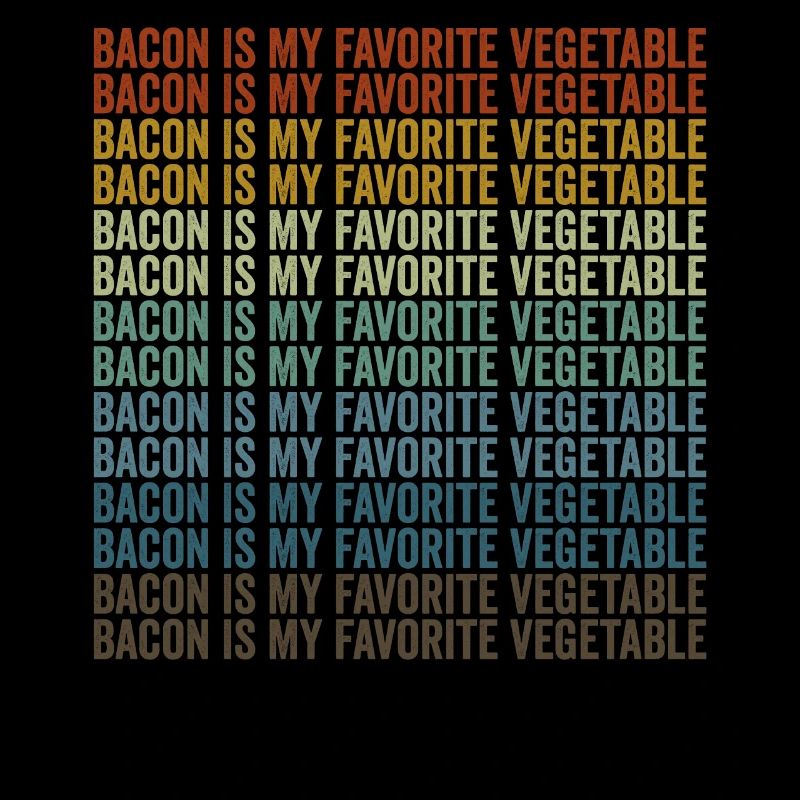 Le bacon est mon amateur de bacon végétal préféré