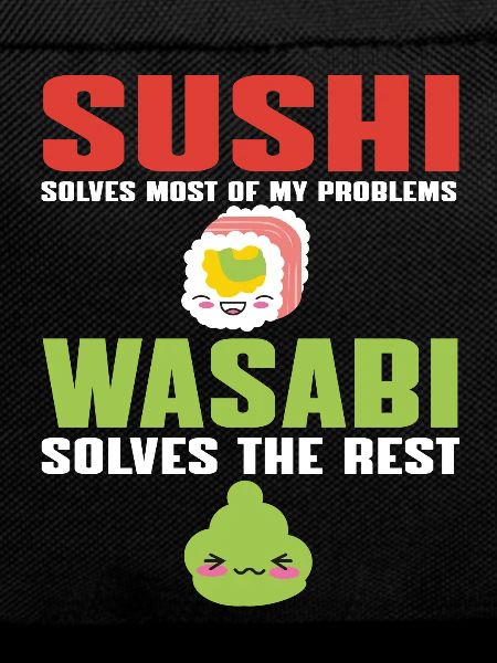 Sushi and wasabi