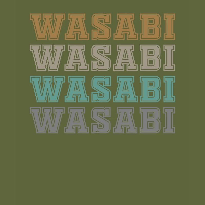 Wasabi lettering