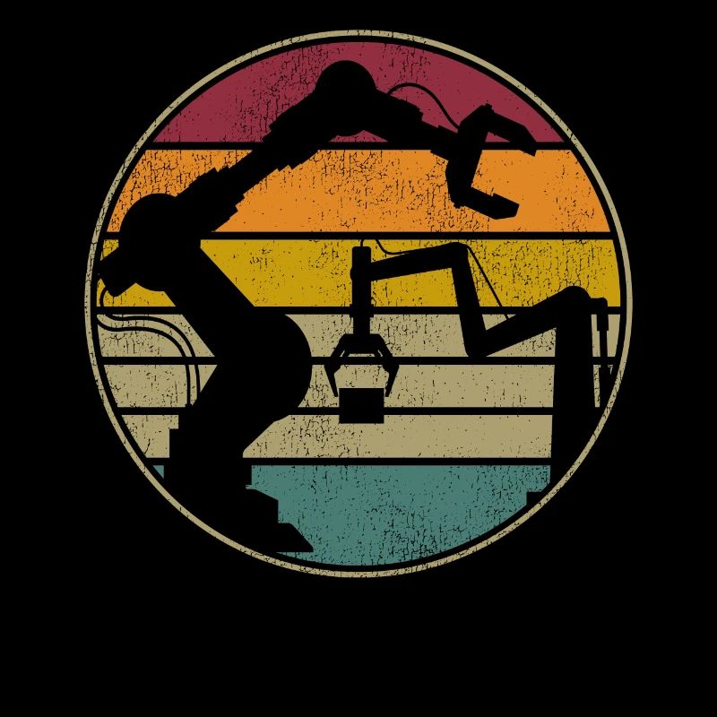 Robot Robotics Engineer Retro