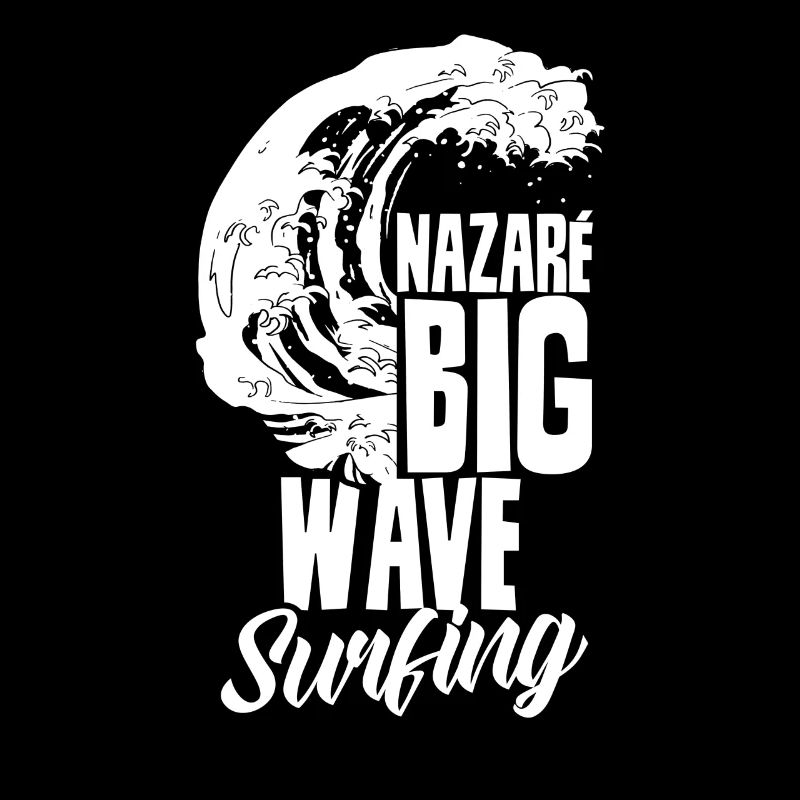 Nazaré Big Wave Surfing Surfer Surfing Waves