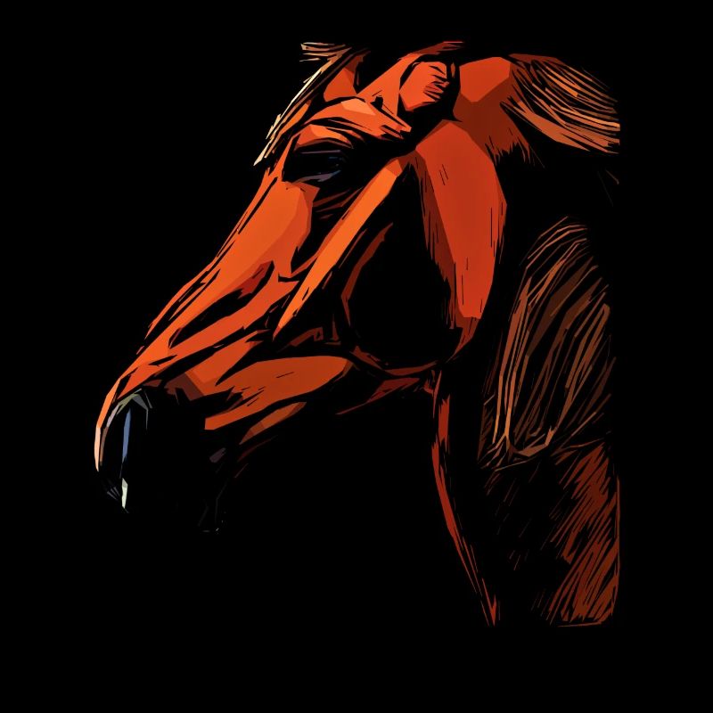 Motif d’animal de cheval
