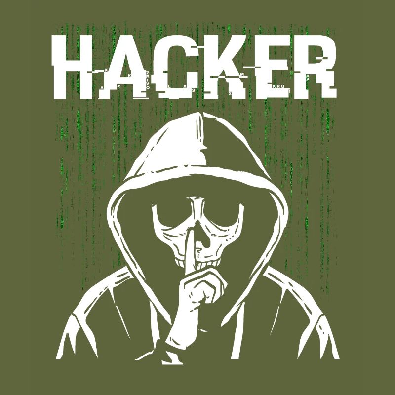 Hacker Skull Hacking Programmation Dark Net