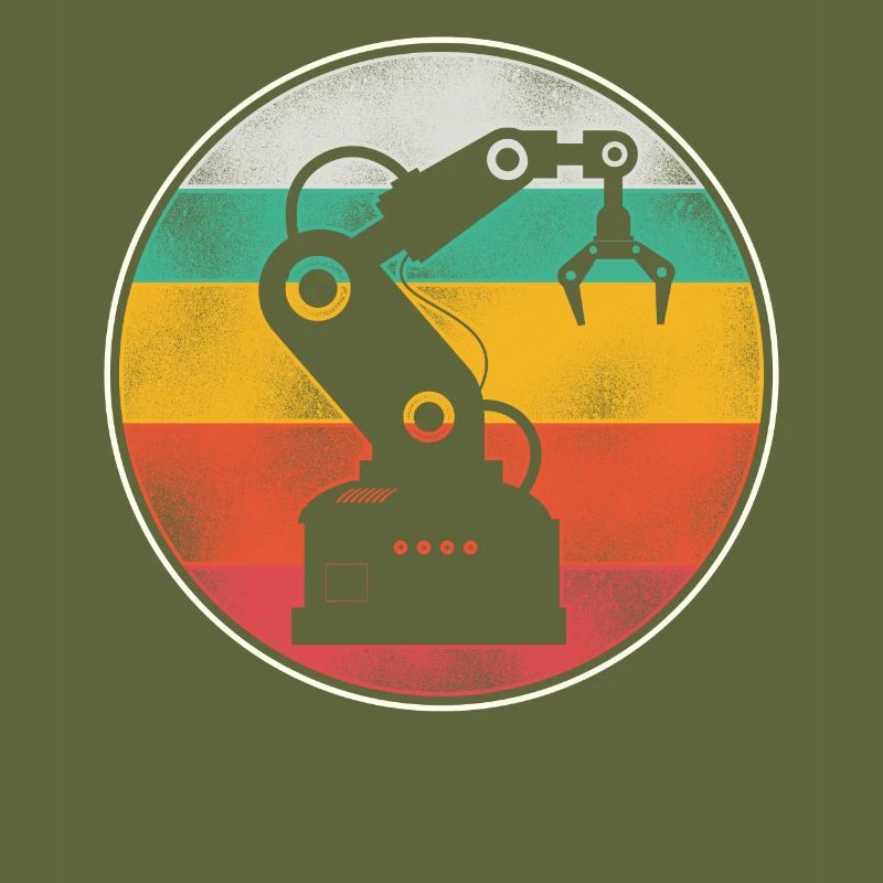 Robot Robotics Engineer Retro