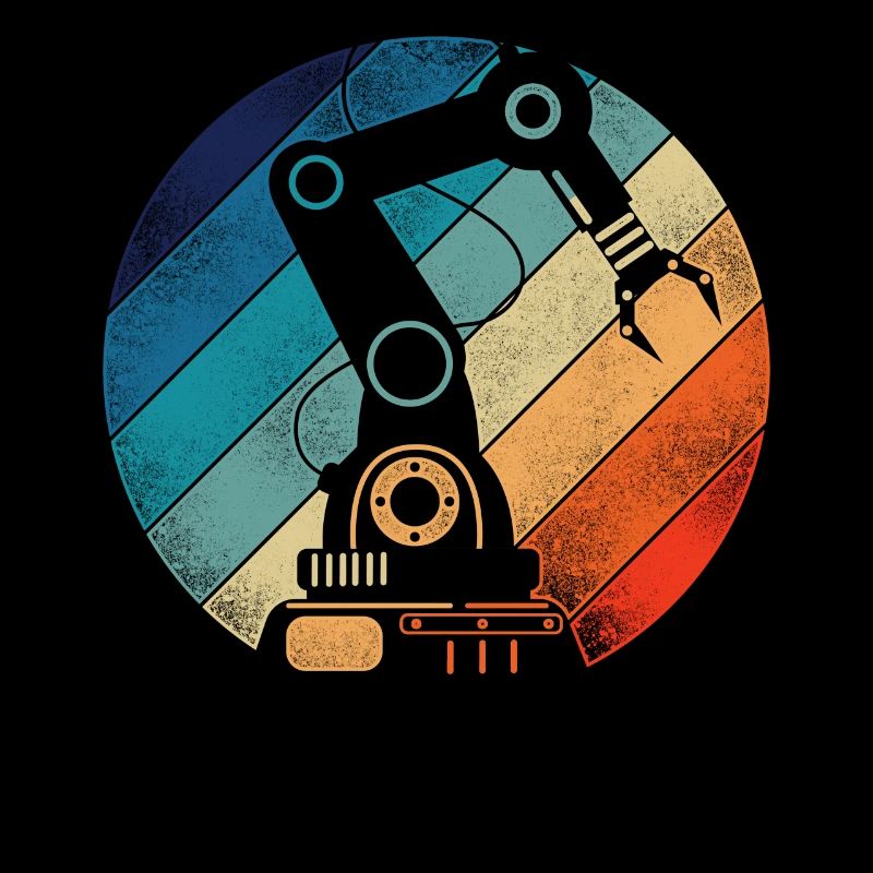Robot Robotics Engineer Retro