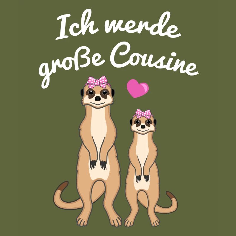 Ich Werde Große Cousine Erdmännchen Geschenk