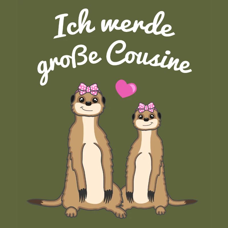 Ich Werde Große Cousine Erdmännchen Geschenk
