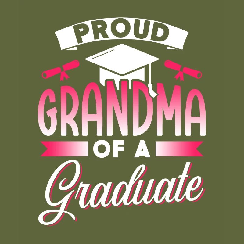 Stolze Großmutter Eines Absolventen Absolvent