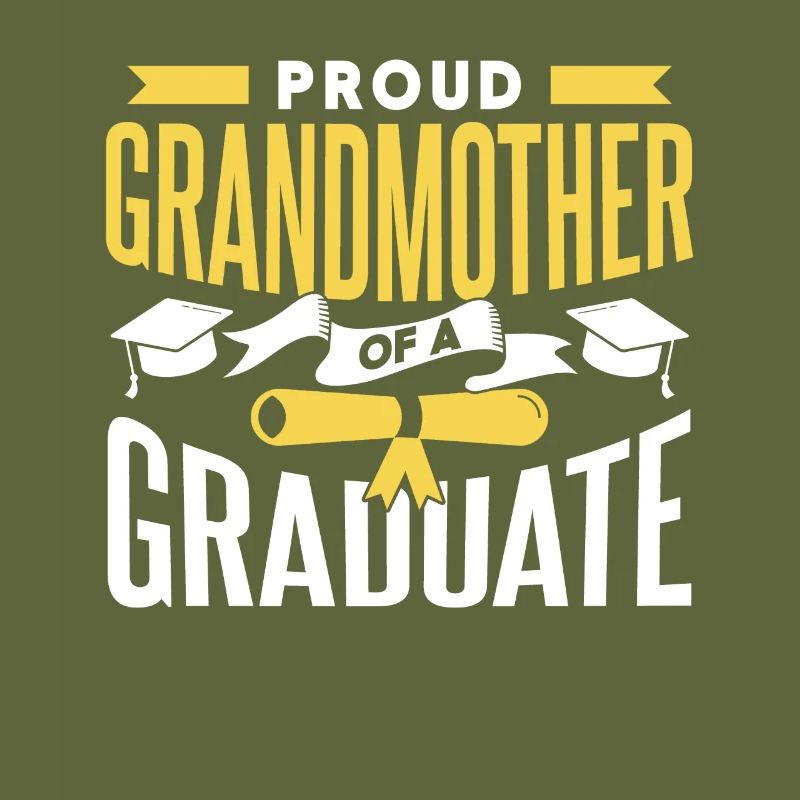 Stolze Großmutter Eines Absolventen Absolvent