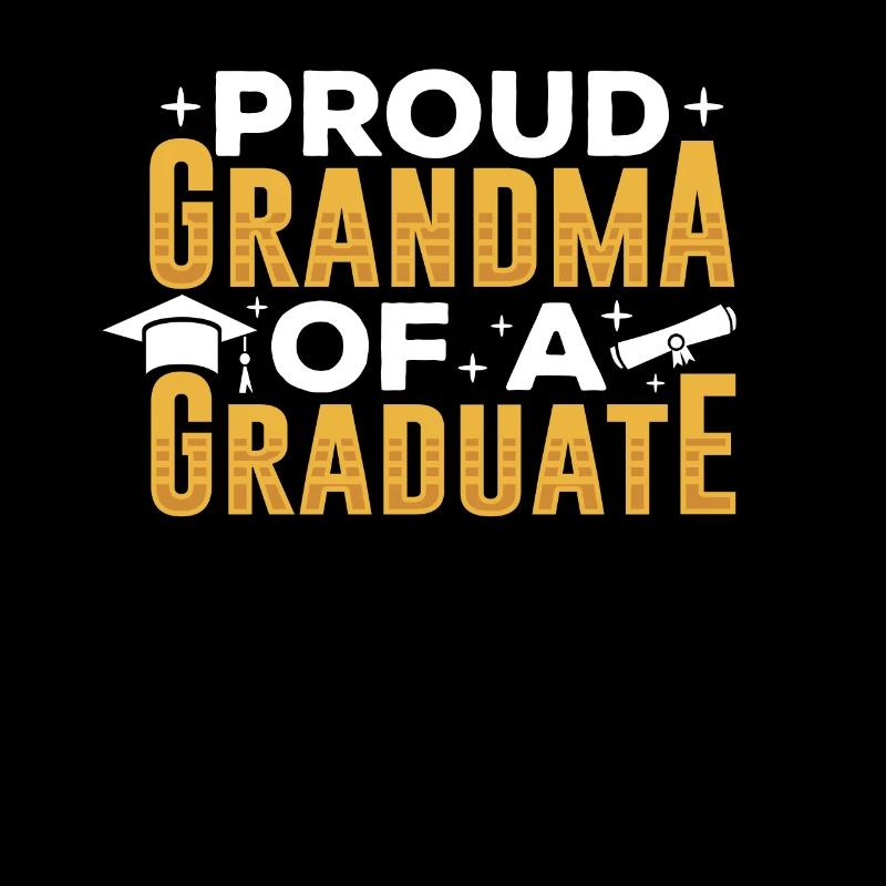 Stolze Großmutter Eines Absolventen Absolvent
