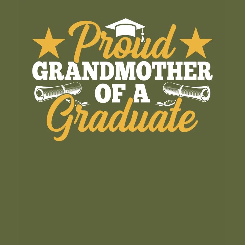 Stolze Großmutter Eines Absolventen Absolvent