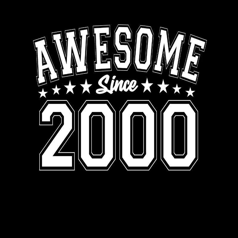 Awesome Since 2000 Geburtstag 2000 Vintage 2000
