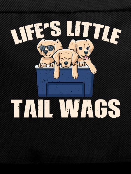 Cute puppy saying