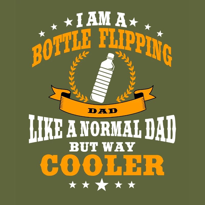 Bottle Flip Dad for Men