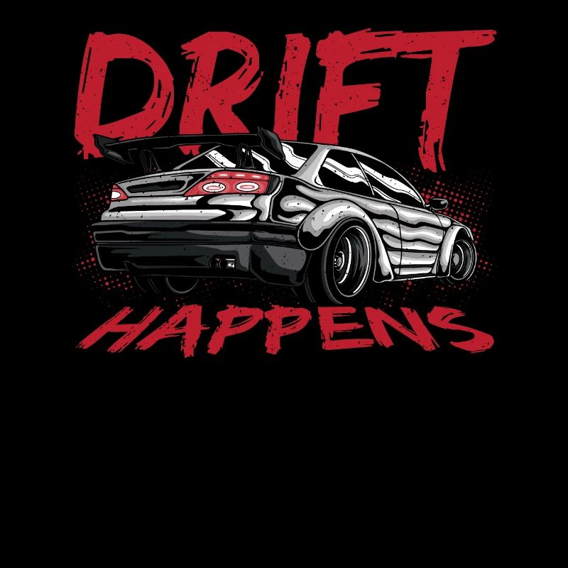 Le drift se produit Course de voitures à la dérive