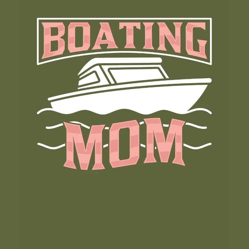 Bootfahrende Mutter Yacht Schiff Bootfahren Boot