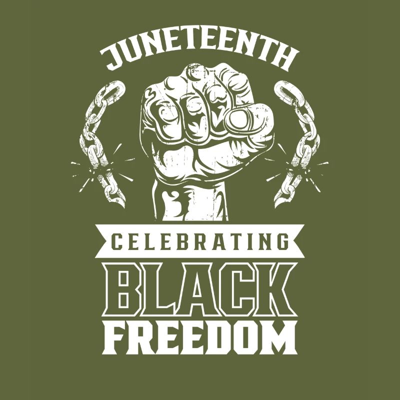 Juneteenth Feier Der Schwarzen Freiheit 1865 Black
