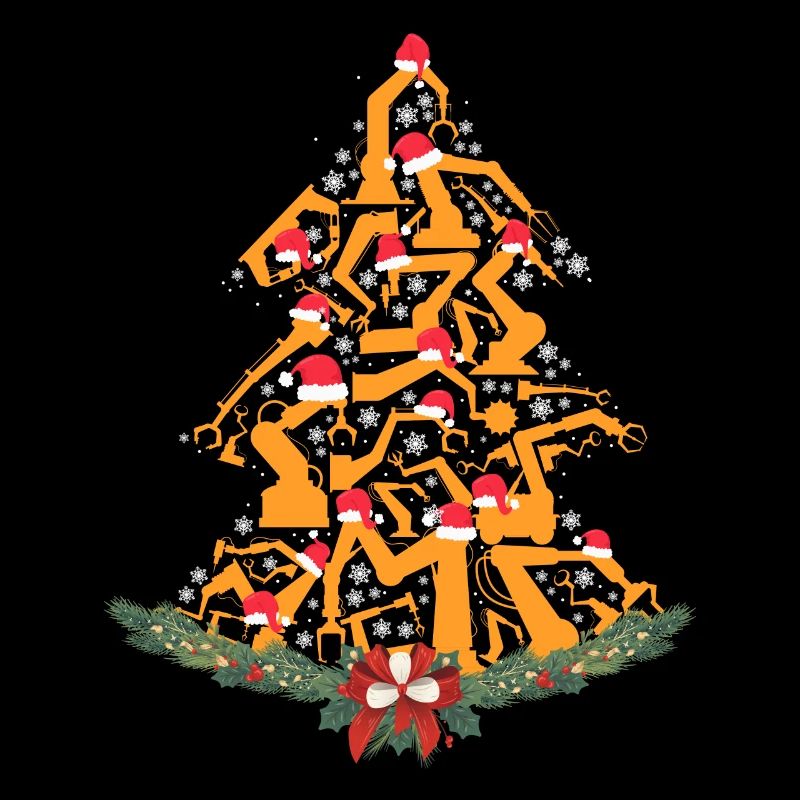 Robot Robotics Engineer Christmas