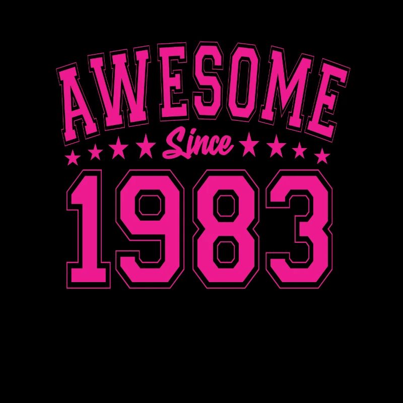 Awesome Since 1983 Geburtstag 1983 Vintage 1983