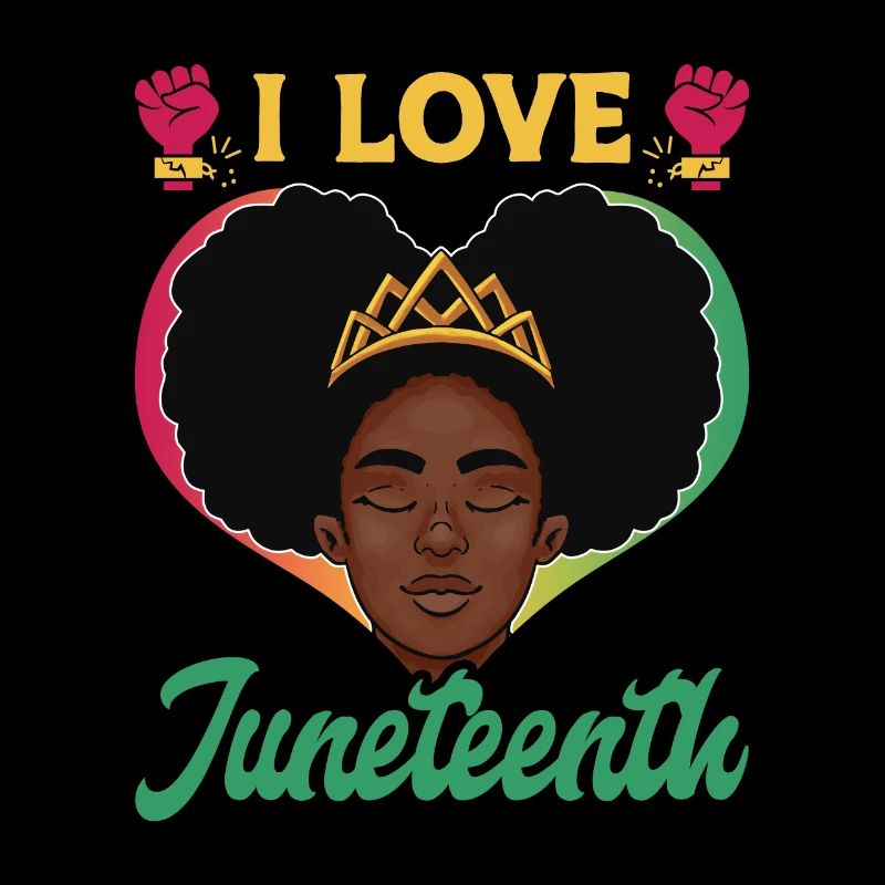 Ich Liebe Den Juneteenth Black African American