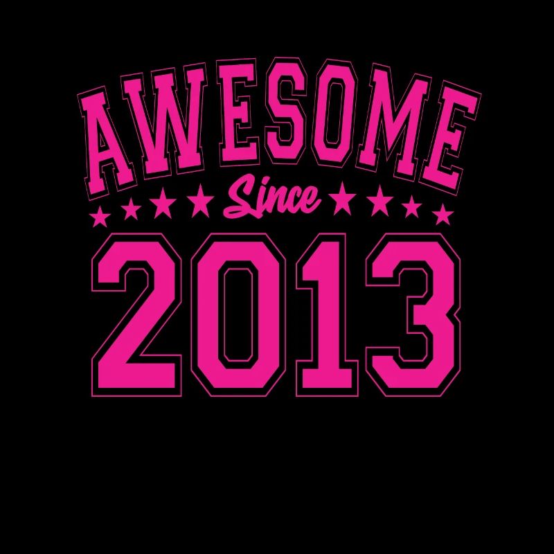 Awesome Since 2013 Geburtstag 2013 Vintage 2013