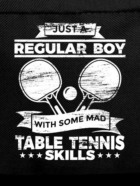 Table tennis boy