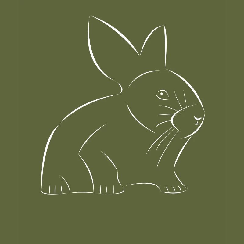 Rabbit drawn