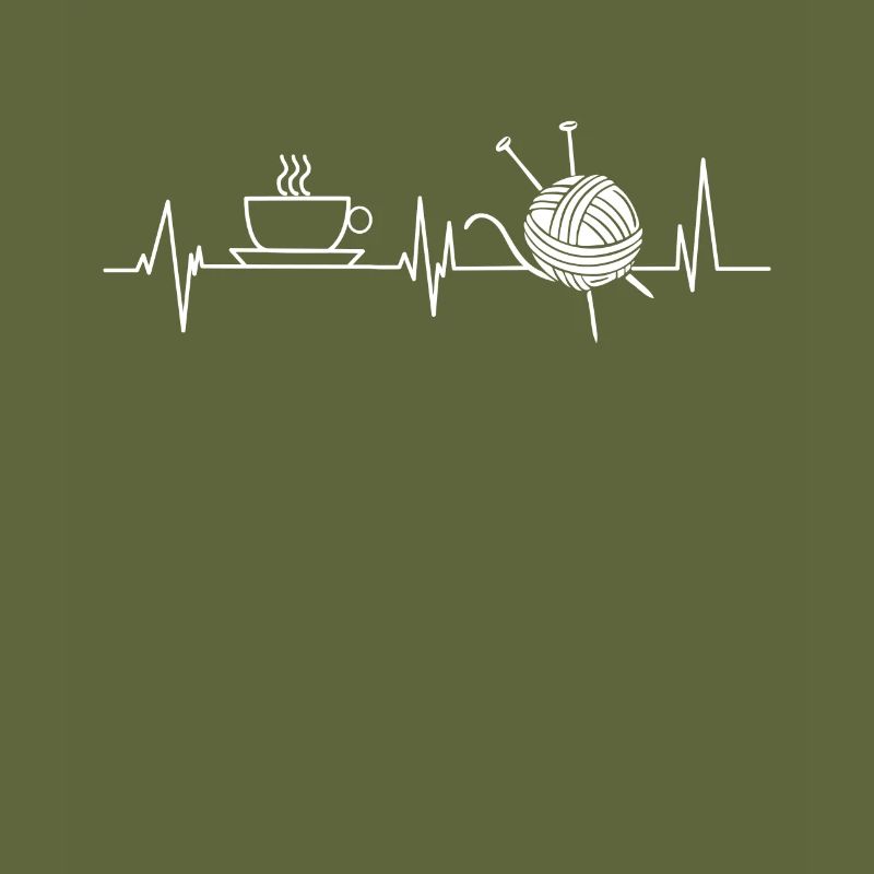 Knitting Wrinkled Heartbeat