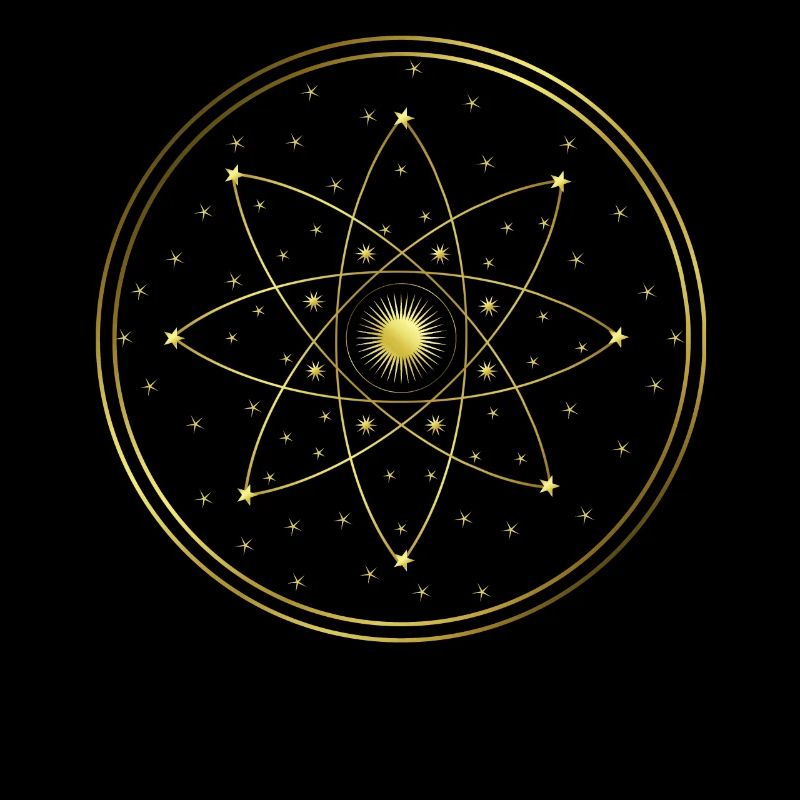 Stars - Sun - Circles - Graphics - Geometry