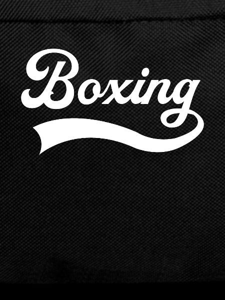 Boxes lettering