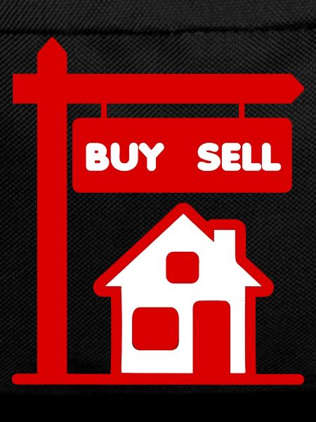 Red logo broker buy and sell
