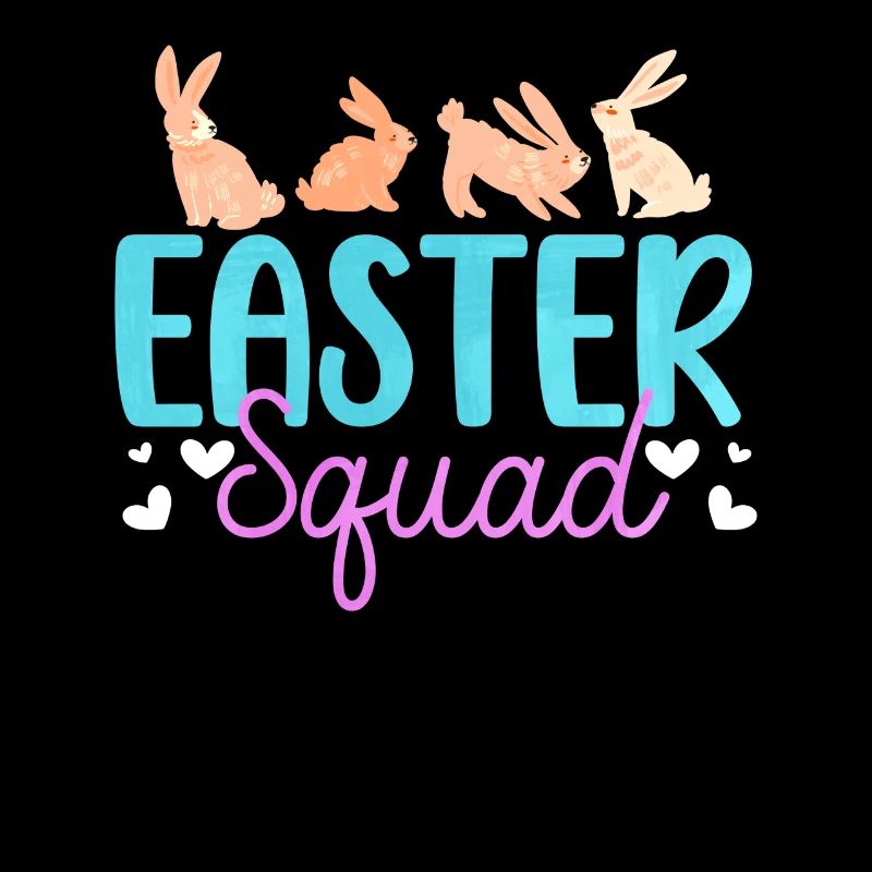 Easter Squad Hoppy Rabbit Christian Holidays