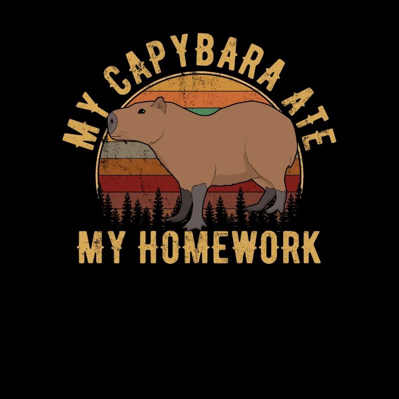 Capybara a mangé mes devoirs, capybara