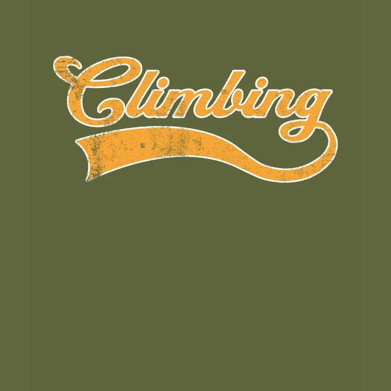 Climbing lettering