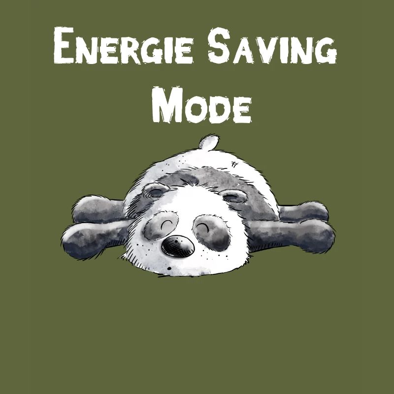 Träumender Panda Bär