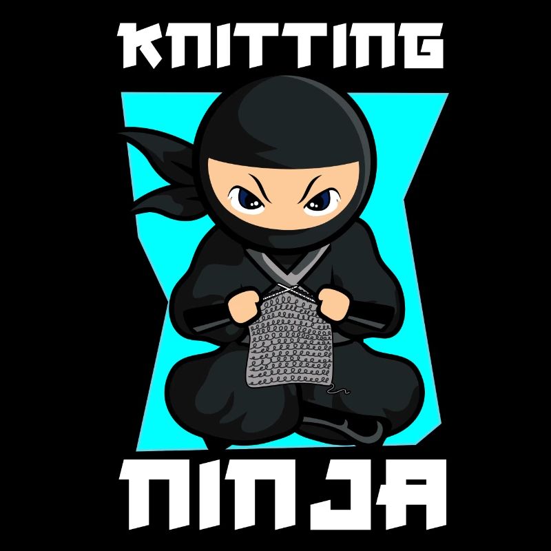 Knitting Knitter Ninja Knitting