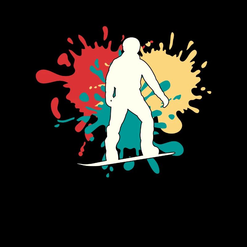 Snowboarding Silhouette