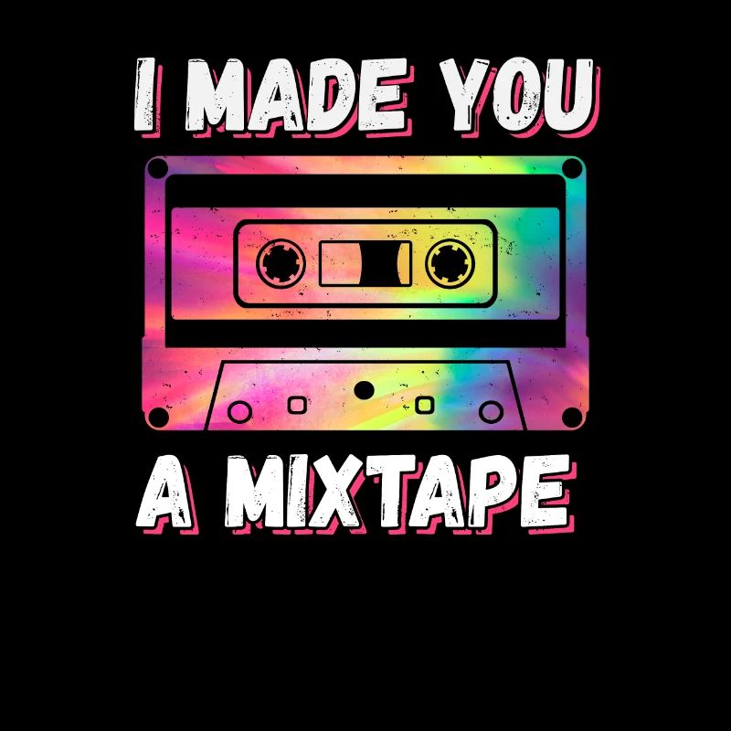 80s 90s Cassette Mixtape Retro Funny